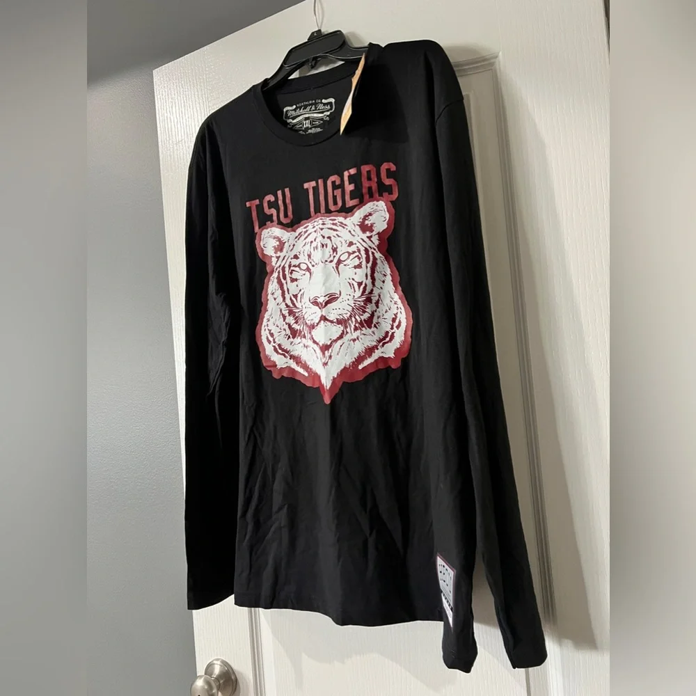 Texas Southern‎ University Tigers TSU NCAA College Black Long Sleeve T-shirt XXL - Picture 6 of 7